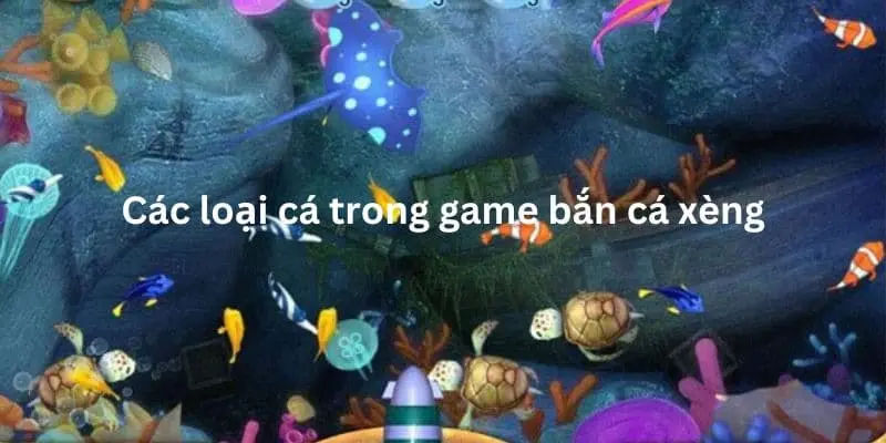 Giao diện game bắn cá xèng trên nền tảng F168 sống động